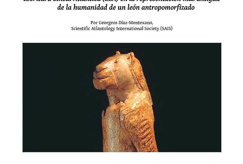 ¿La evidencia epigráfica más antigua de una divinidad leonina? Escritura Lineal Atlántica (ELA) en la representación más antigua de la humanidad de un león antropomorfizado.