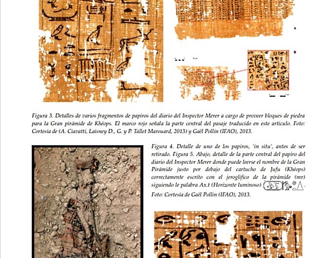 El diario de un inspector de obras del rey Khéops y la construcción de la Gran Pirámide.