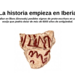 ¿La historia empieza en Iberia? Hallan en Íllora (Granada) posibles signos de proto-escritura en una vasija que podría datar de más de 6000 años de antigüedad.