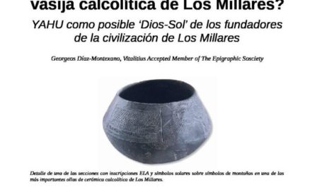 ¿El dios afrasiático YAHU en una vasija calcolítica de Los Millares?