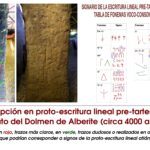 Reveladora evidencia epigráfica en el Dolmen de Alberite (Cádiz) que podría tener entre 6000 y 5000 años.