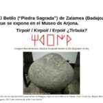 El Betilo (“Piedra Sagrada”) de Zalamea (Badajoz) que se expone en el Museo de Arjona02